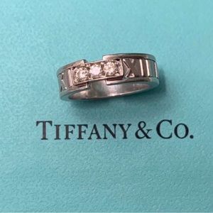 SOLD / Tiffany & Co Atlas 18k white gold diamonds